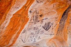 Peintures aborigènes rupestres Yourambulla