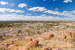 Alice Springs du haut de Meyers Hill