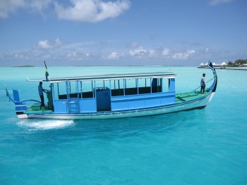 Dhoni, embarcation traditionnelle des Maldives