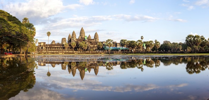 Panoramique d'Angkor Wat, Cambodge