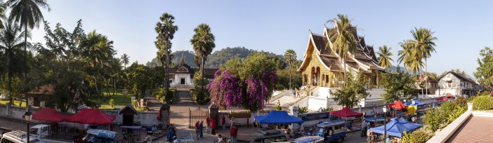 Panoramique centre Luang Prabang Laos