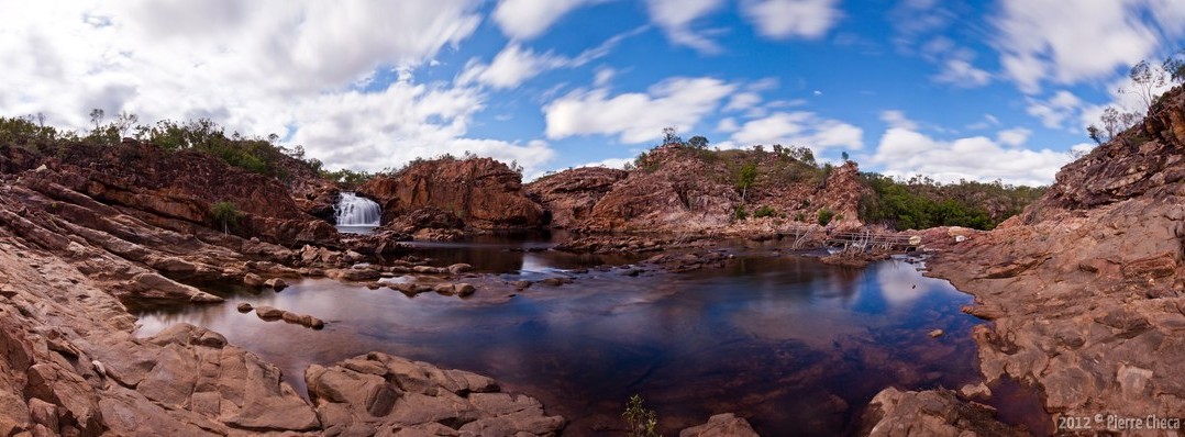 Panoramique Edith falls Nitmiluk National Park Australie