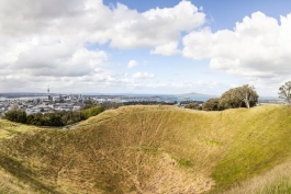Vue panoramique d'Auckland depuis le mont Eden