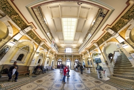 Dunedin Railway Station en fish-eye