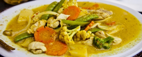 Curry de poulet aux légumes, Indonésie