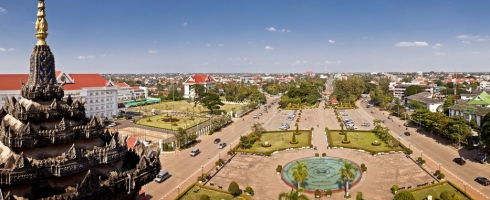 Panoramique de Vientiane, Laos