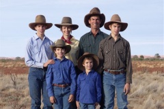 La famille Pensini (il y a quelques années)