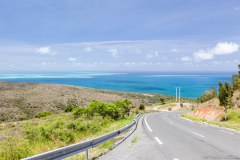 Vue sur la côte est, Grande-Terre