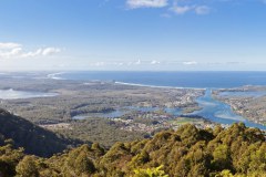 Panoramique de la baie de Laurieton