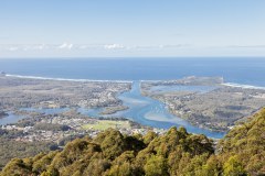 Vue sur la baie de Laurieton