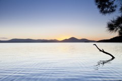 Wallis Lake au crépuscule