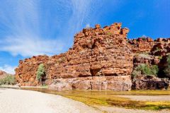 Panoramique de Trephina Gorge, East MacDonnell