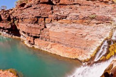Panoramique de Fortescue Falls, Parc National de Karijini
