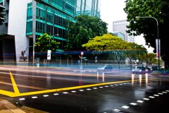 Scène de rue à Singapour