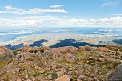Vue du sommet du mont Wellington