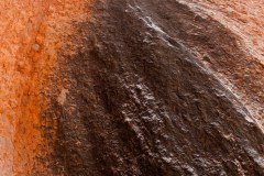 Panoramique vertical de Kantju Gorge, Uluru