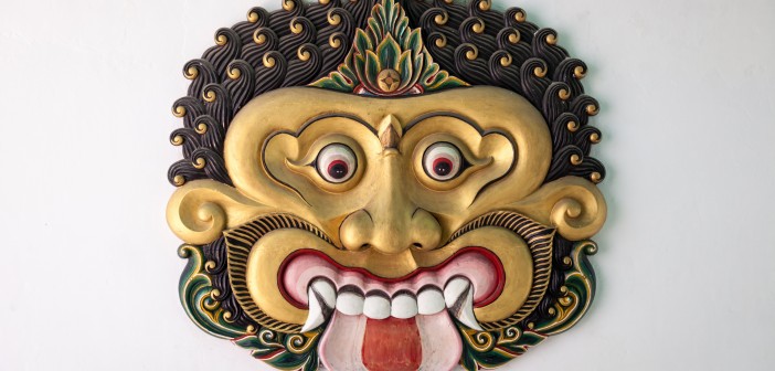 Masque Craton Yogyakarta Java Indonesie