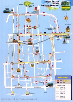 Jogjakarta transport map