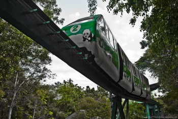 Monorail zoo Chiang Mai Thailande