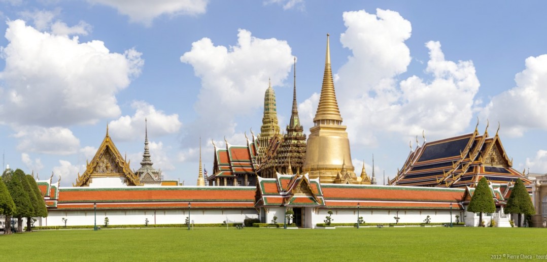 Panoramique du palais royal de Bangkok