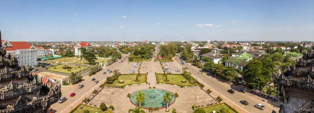 Panoramique Patuxai Vientiane Laos