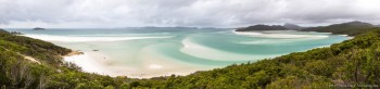 Panoramique Whitheaven Beach Whitsunday Islands Queensland Australie